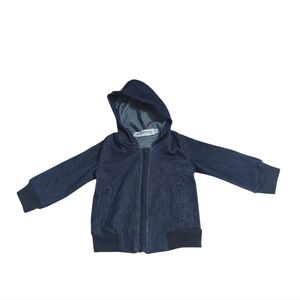 Caboose Kids Navy Blue Hooded Jacket Size 0-6 Months.